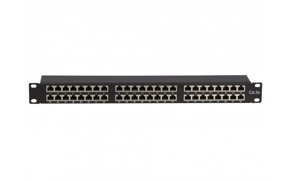 Danicom - Patchpanel 19" CAT5 FTP - 48 ports