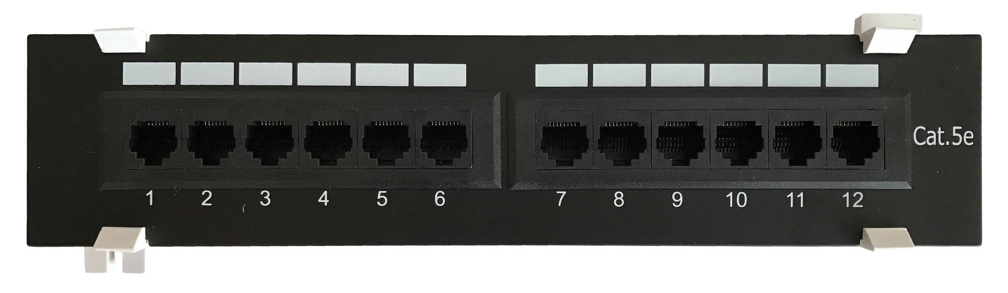 Danicom - CAT 5e Wand Patchpanel, 12-fach UTP