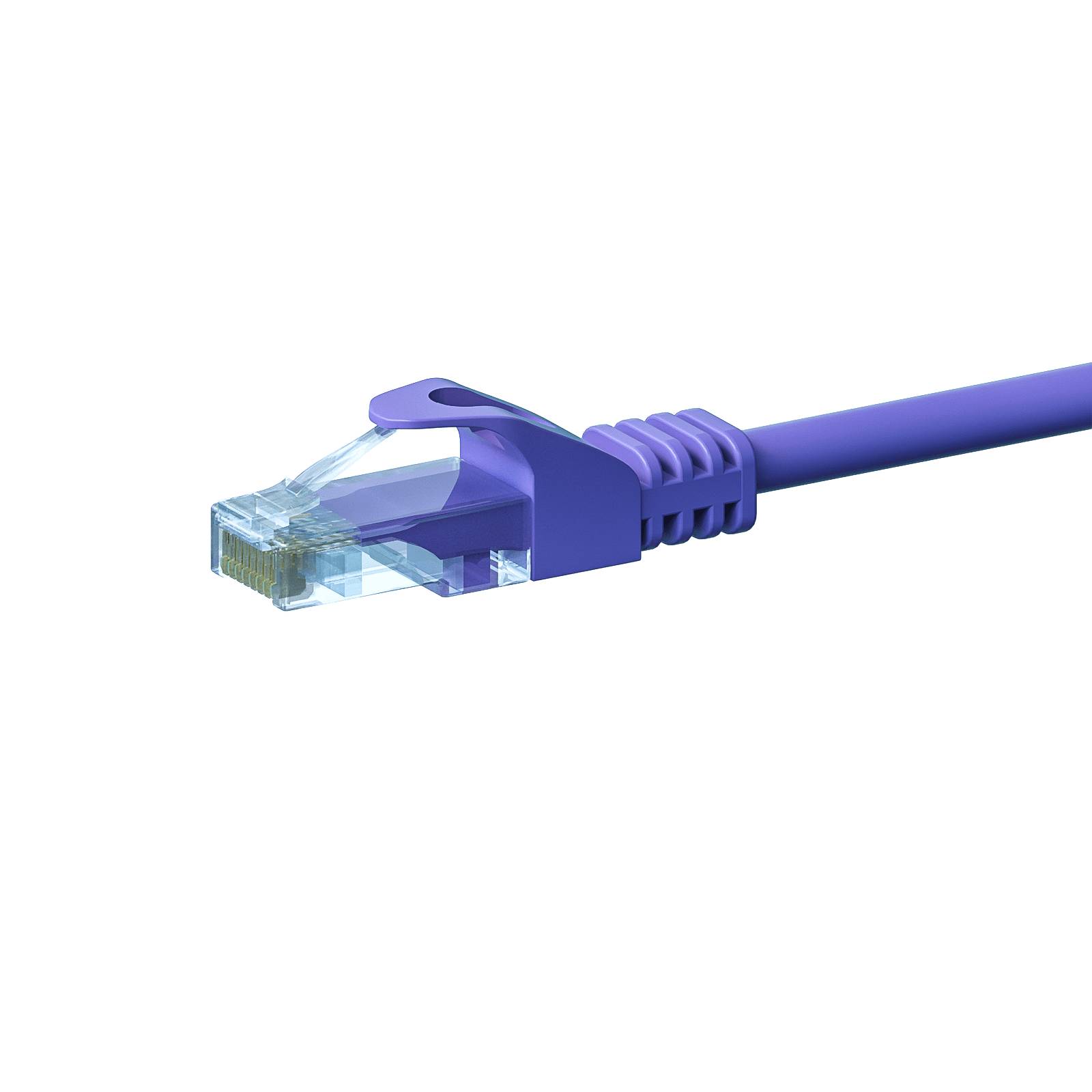 Danicom - CAT5e Netzwerkkabel, U/UTP, 2 meter, Viollett, 100% Kupfer
