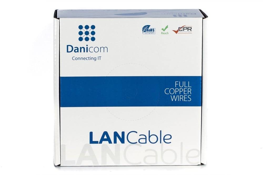 Danicom - DANICOM CAT6 UTP 100m - PVC (Fca)