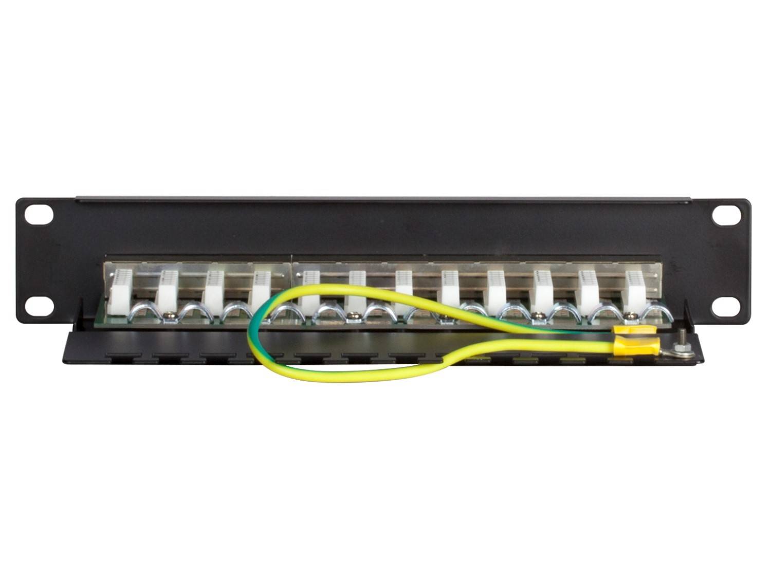 Danicom - Patchpanel 10”, 12-fach FTP Patchpanel CAT 6