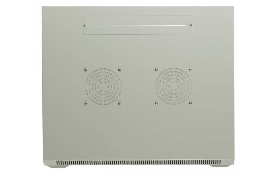 Danicom - 9 HE Serverschrank, Wandgehäuse mit Glastür (BxTxH) 600 x 600 x 500mm