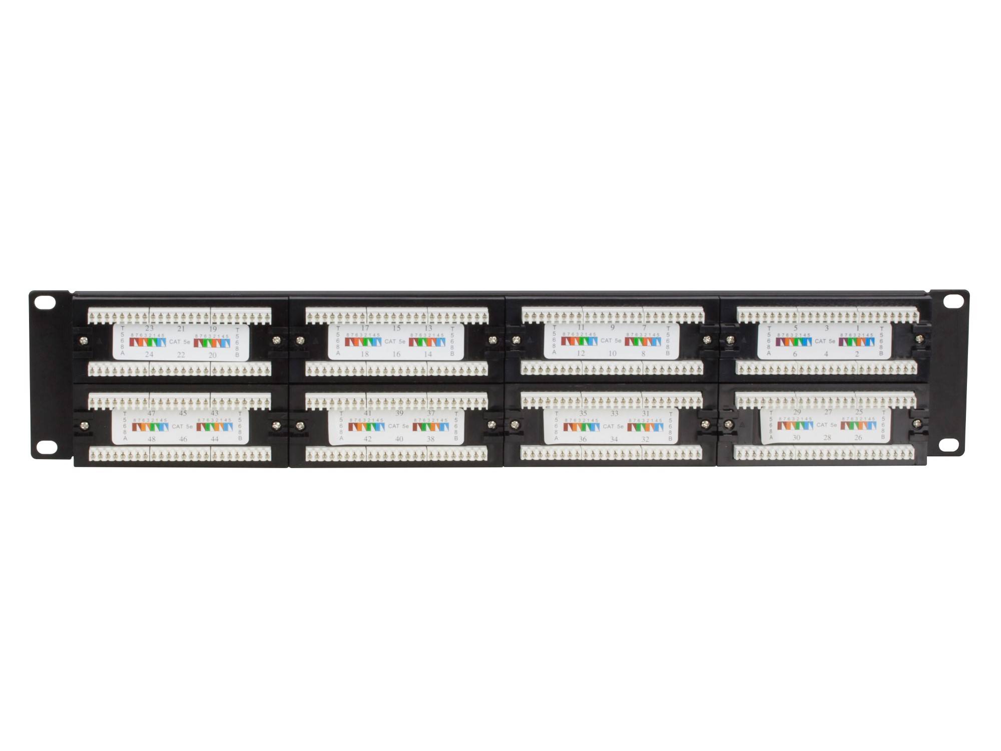 Danicom - Patchpanel 19" CAT5e UTP - 48 ports