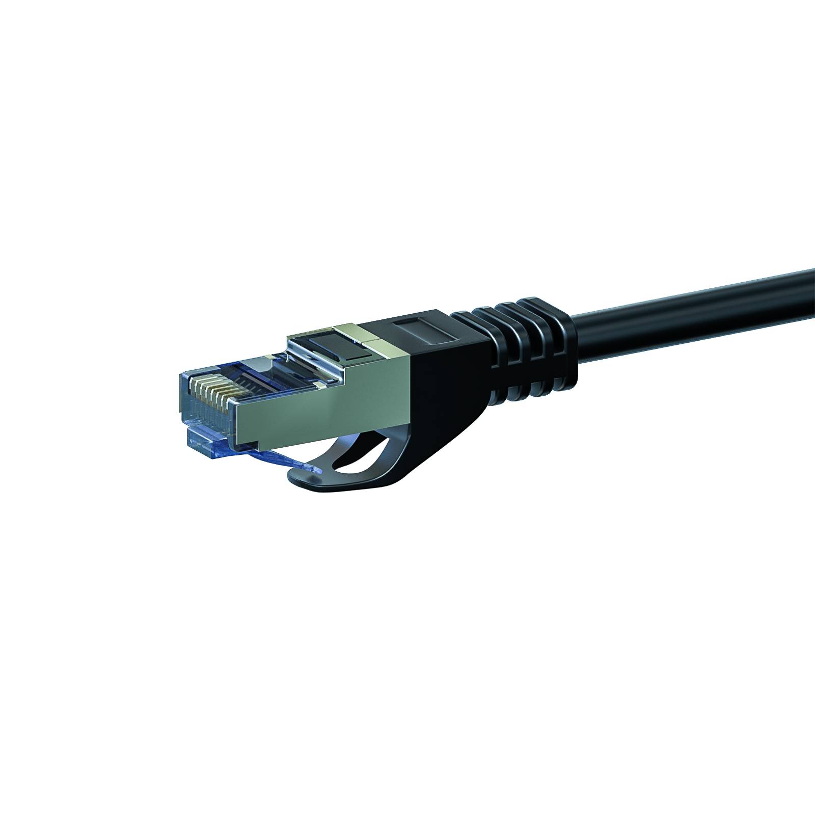 Danicom - CAT 6a Netzwerkkabel LSOH - S/FTP - 2 Meter - Schwarz