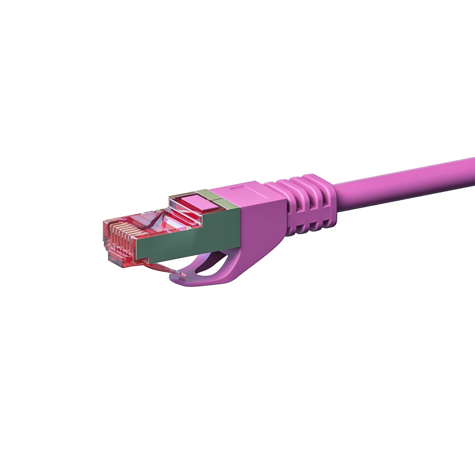 Danicom - CAT 6 Netzwerkkabel LSOH - S/FTP - 5 Meter - Rosa