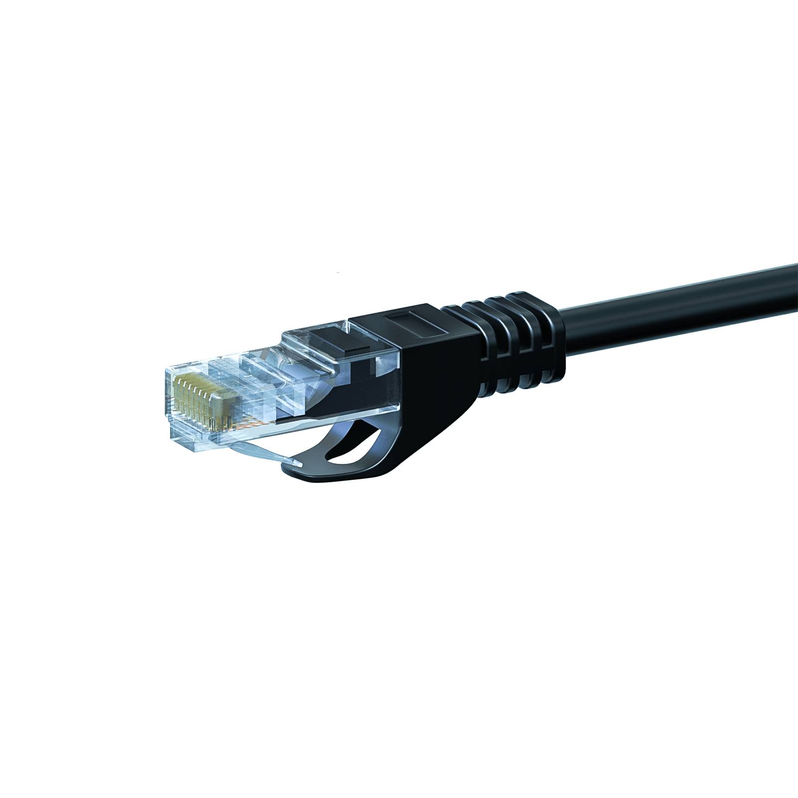 Danicom - CAT 5e Netzwerkkabel U/UTP – 5 Meter - Schwarz - CCA