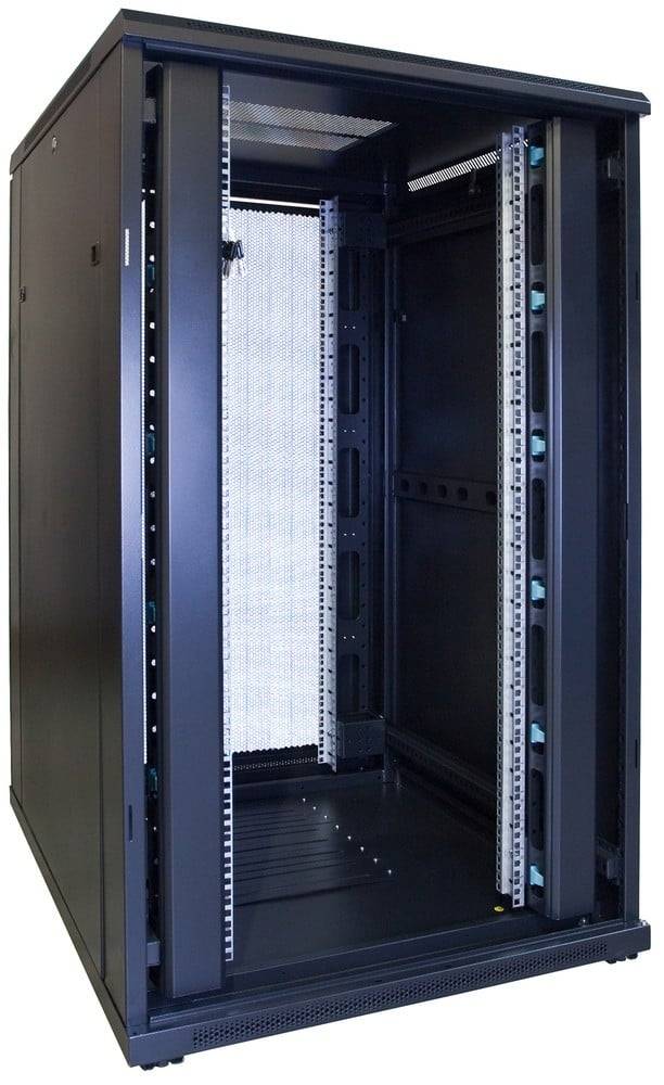 Danicom - 27 HE 19” Serverschrank, mit perforierter Fronttür (BxTxH) 800 x 1000 x 1400mm