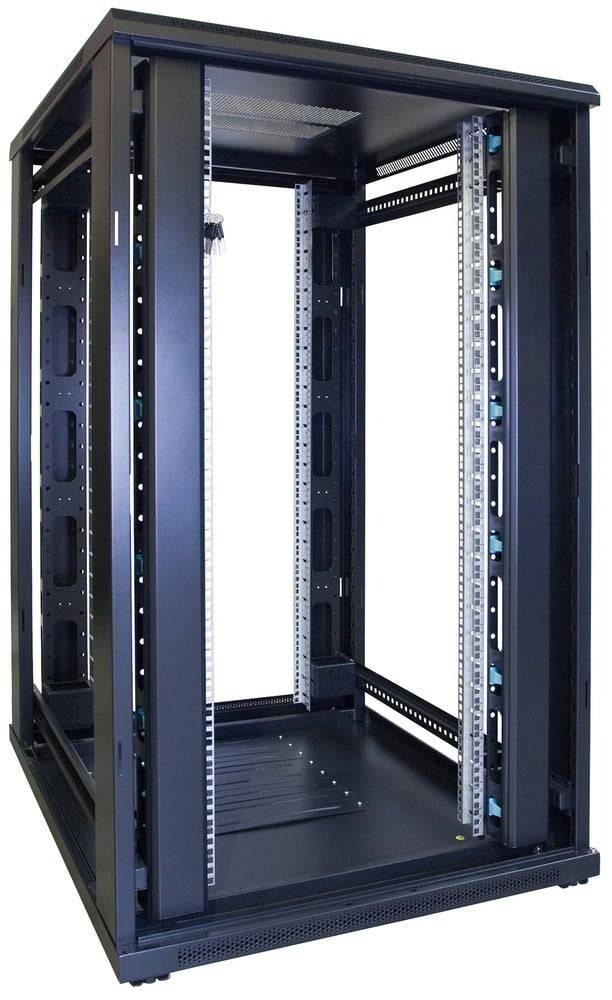 Danicom - 27 HE 19” Serverschrank, mit perforierter Fronttür (BxTxH) 800 x 1000 x 1400mm