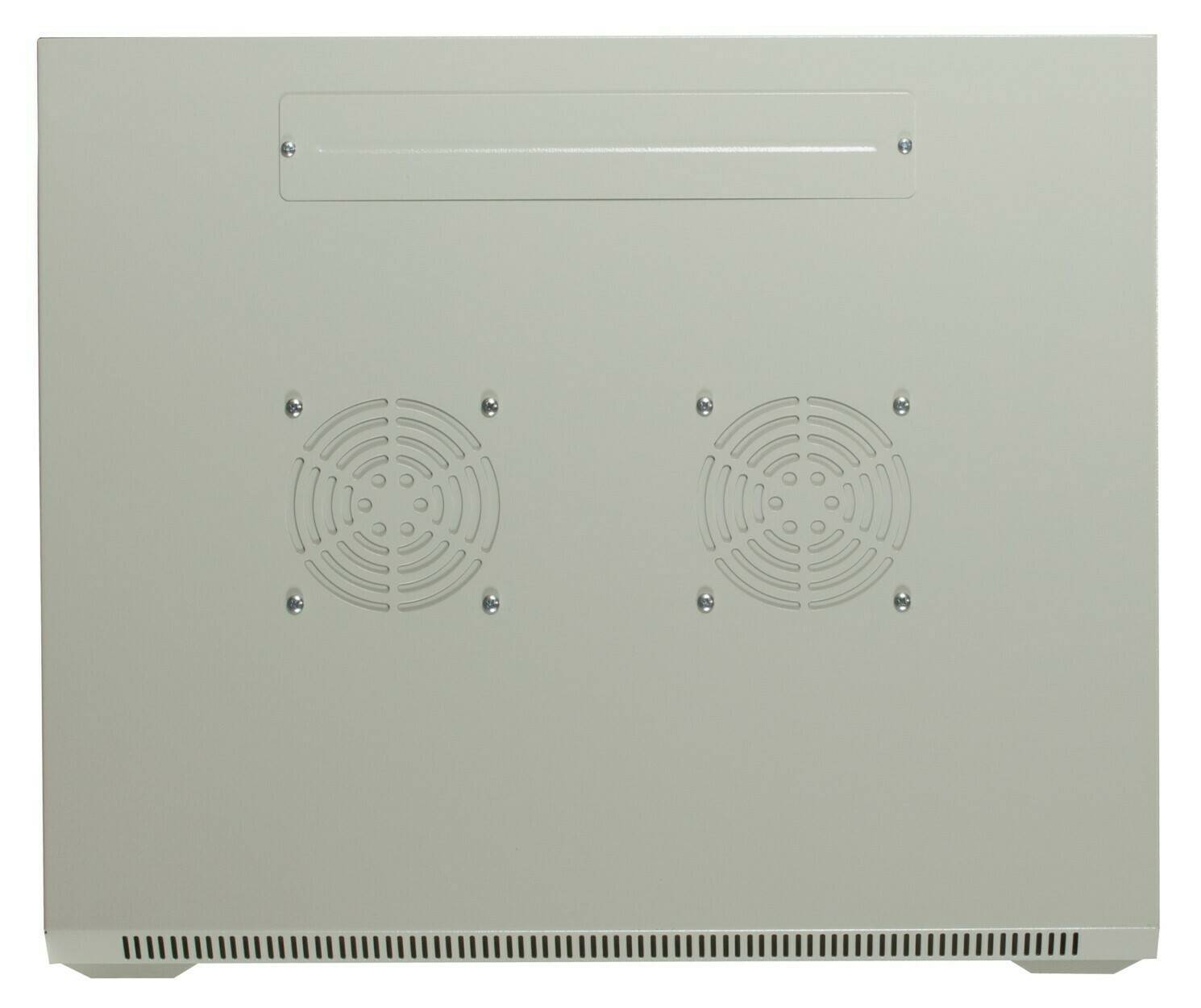 Danicom - 15 HE Serverschrank, Wandgehäuse mit Glastür Weiß (BxTxH) 600 x 600 x 770mm