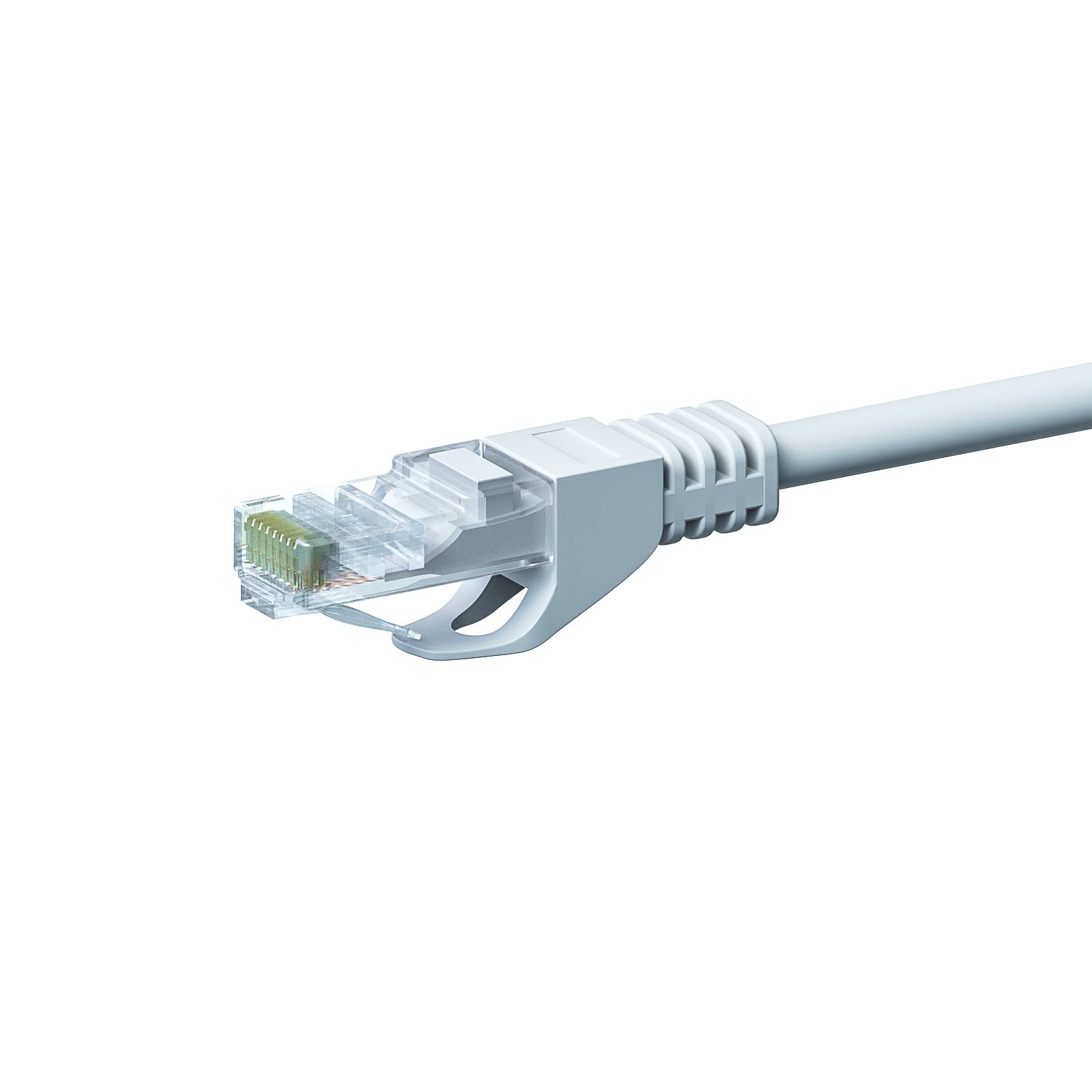 Danicom - CAT 5e Netzwerkkabel U/UTP – 5 Meter - Weiß - CCA