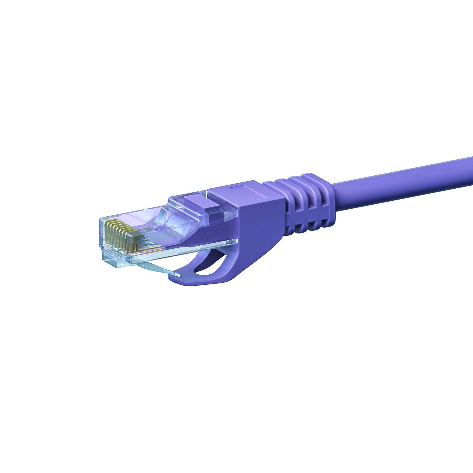 Danicom - CAT 6 Netzwerkkabel U/UTP - 15 Meter - Violett - CCA
