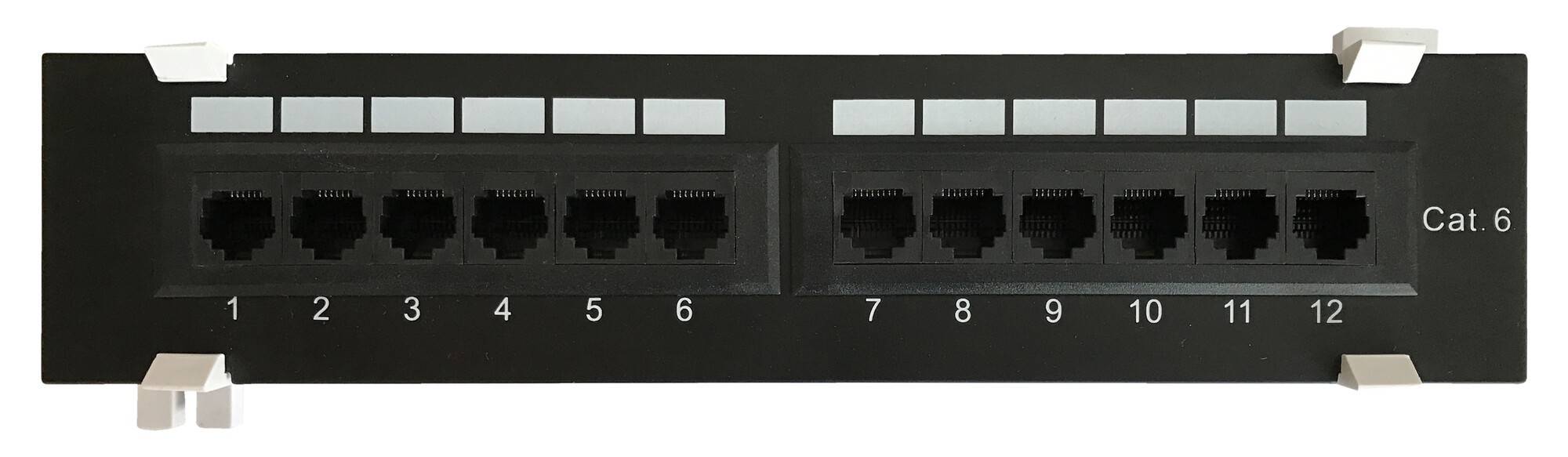 Danicom - CAT 6 Wand Patchpanel, 12-fach UTP