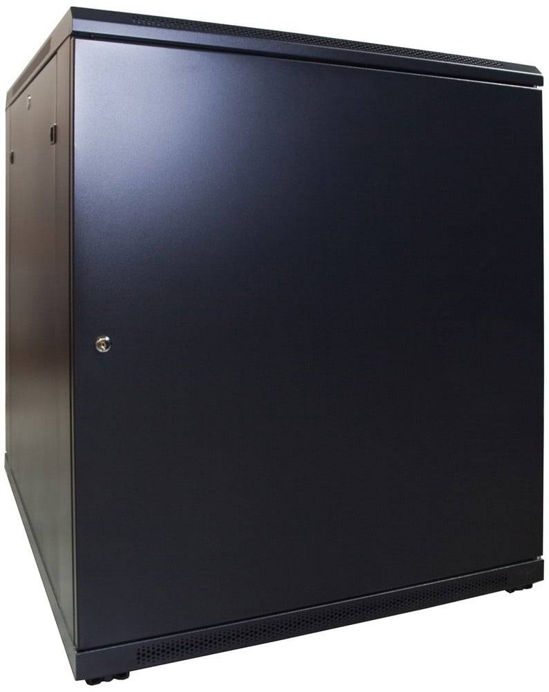 Danicom - 18 HE 19” Serverschrank, mit Glastür (BxTxH) 800 x 1000 x 1000mm