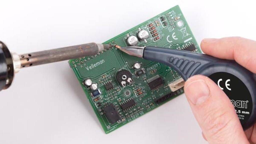 Velleman Entlötlitze 4er Set, Breiten 1mm - 2.5 mm, Länge 150 cm, wasserdichtes Gehäuse