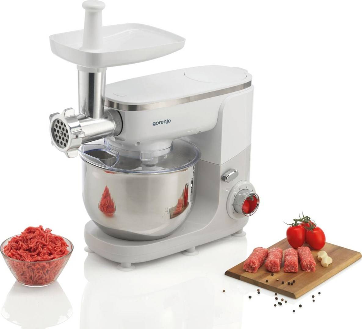 Gorenje Virtuvinis kombainas Gorenje Kitchen Machine MMC1005W Kitchen Machine, 1000 W, Bowl capacity 4.8 L