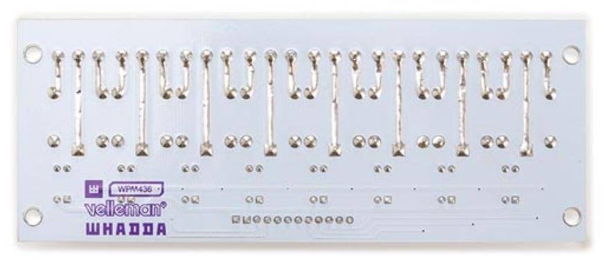 Whadda 4-Kanal-Relaismodul, opto-isoliert, Relais: 250VAC 10A / 30VDC 10A, Steuerspannung: 5-12VDC