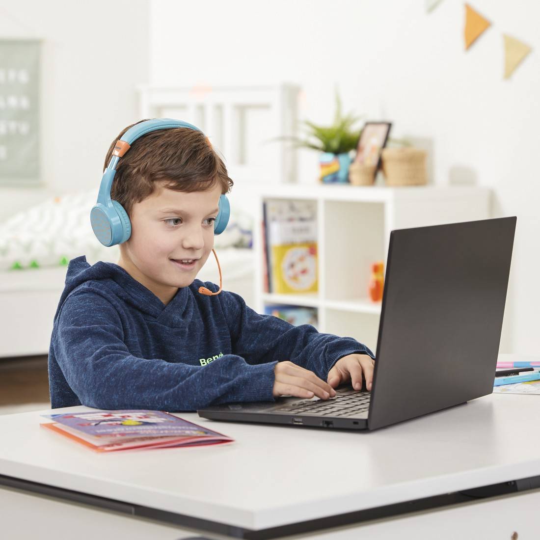 hama 00184182 Bluetooth®-Kinderkopfhörer "Teens Guard II", On-Ear, Lautstärkebegrenz., BL