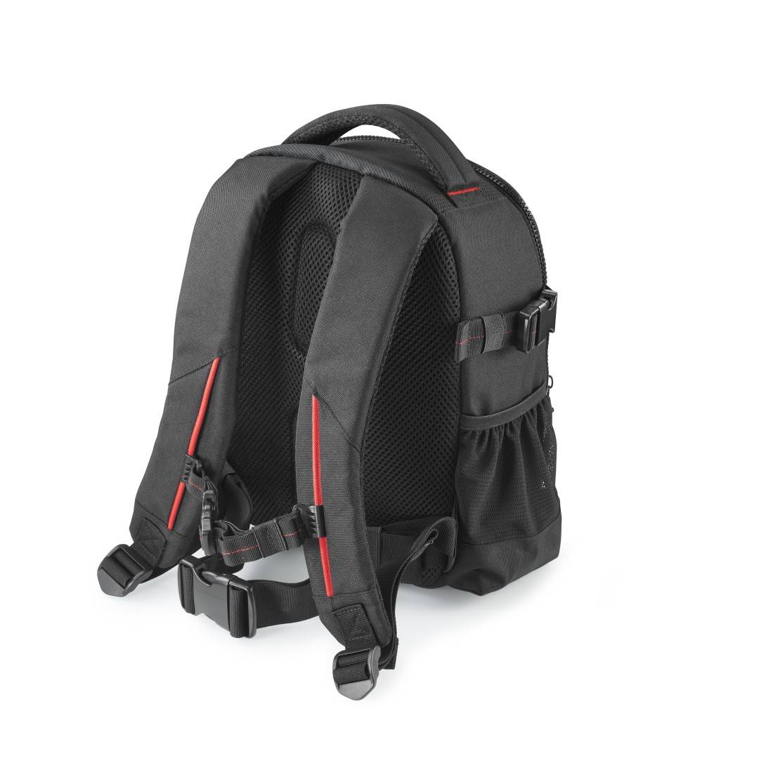hama 00121345 Kamera-Rucksack "Ohio", 150, Schwarz/Rot