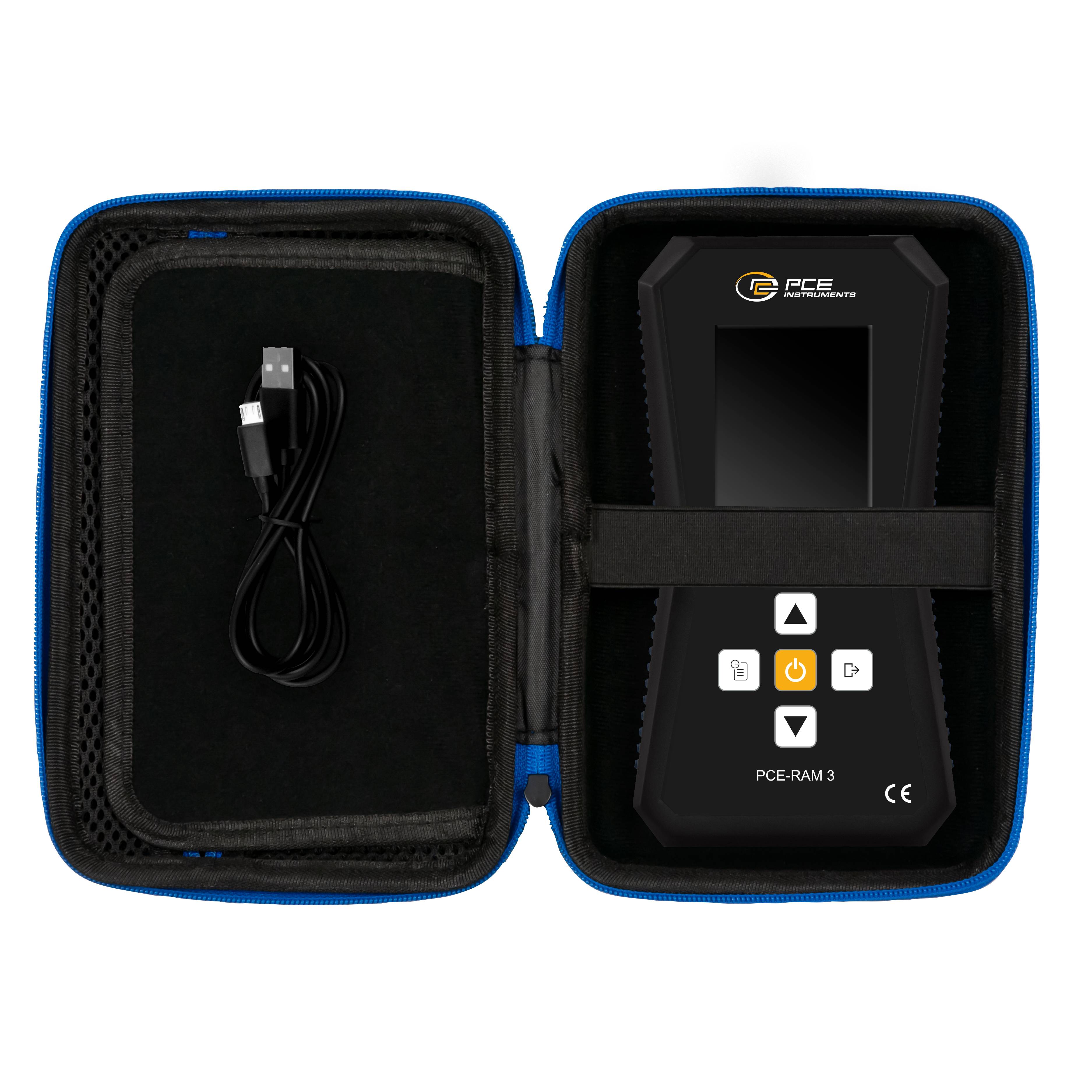 PCE Instruments PCE-RAM 3 Geiger-Müller-Zählrohr Strahlung: Gamma, Beta, Röntgen akustischer Warnton, optisches Signal