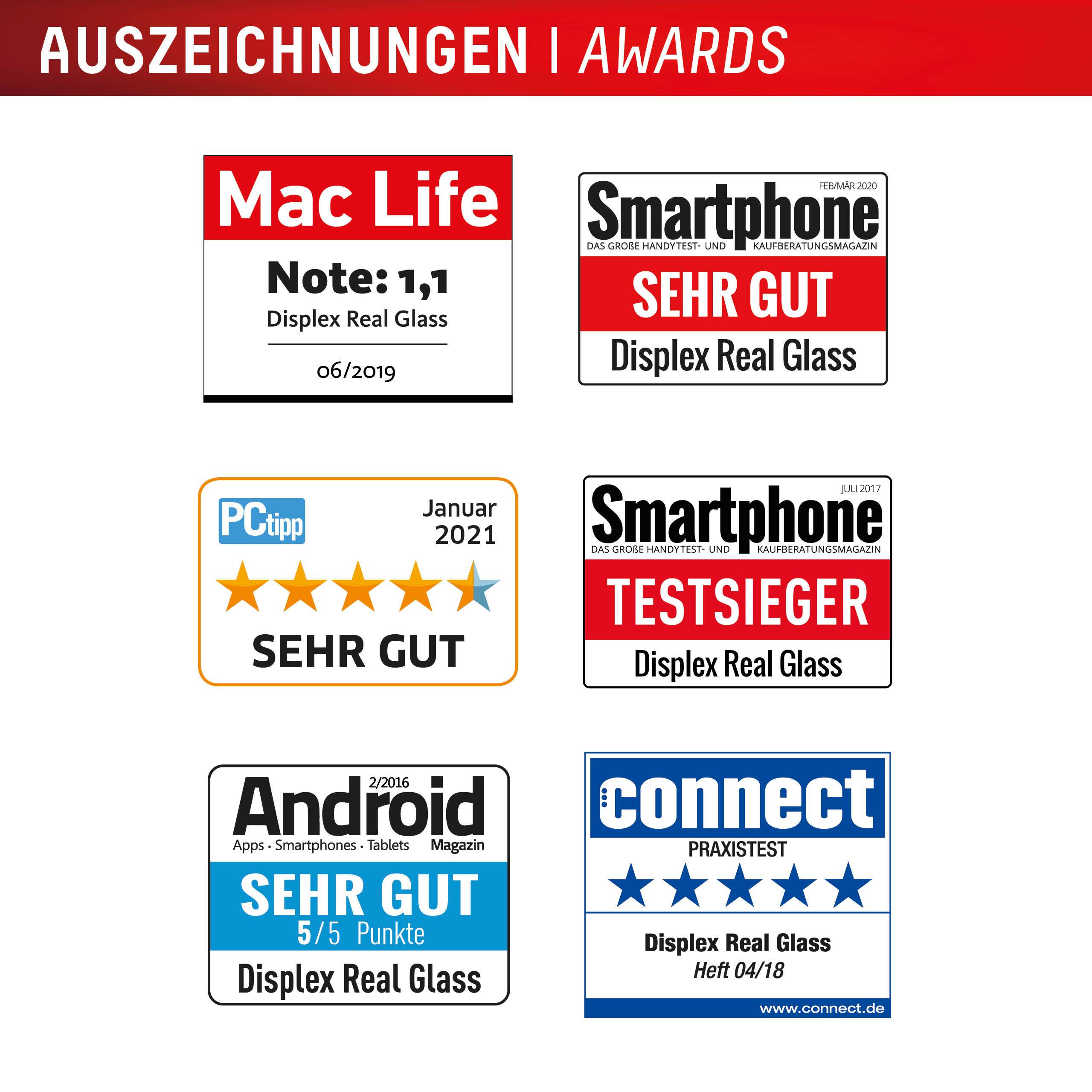 Displex Panzerglas 2D/ Clear (10H) für Samsung Galaxy S24/S25 01895