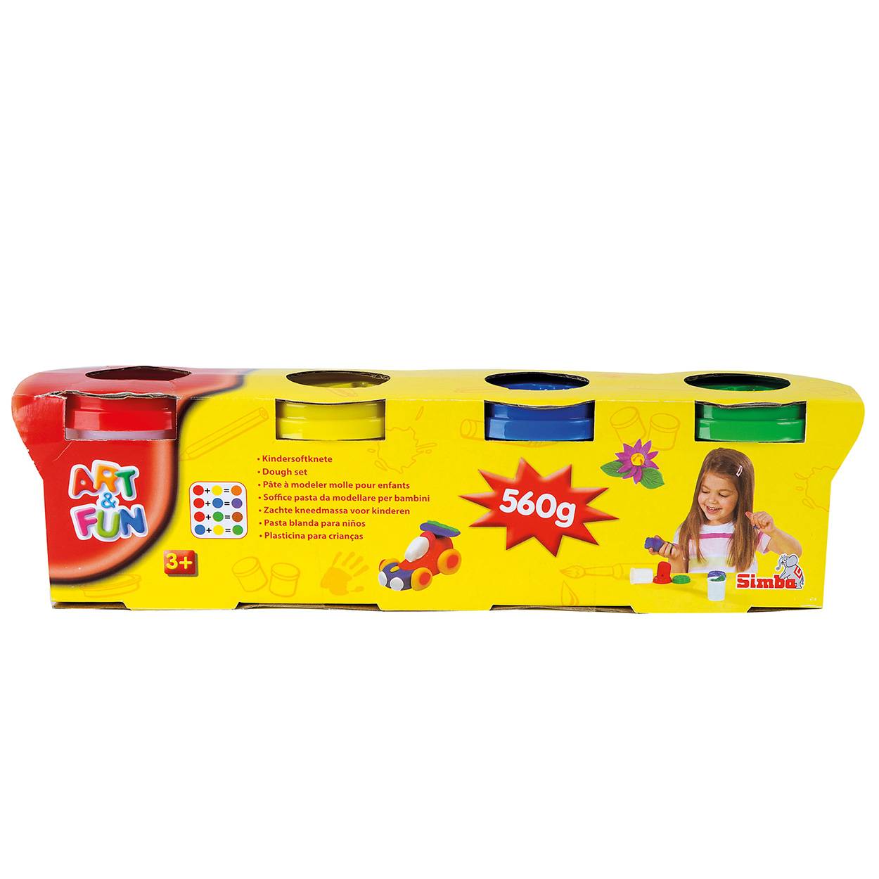 Simba Kunst & Fun Clay Set, 4dlg.