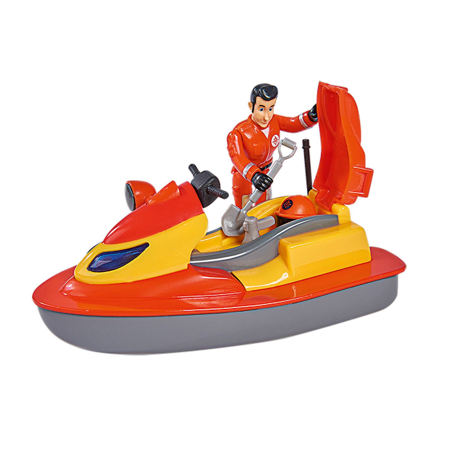 Simba Feuerwehrmann Sam Juno Jet Ski mit Elvis Figur