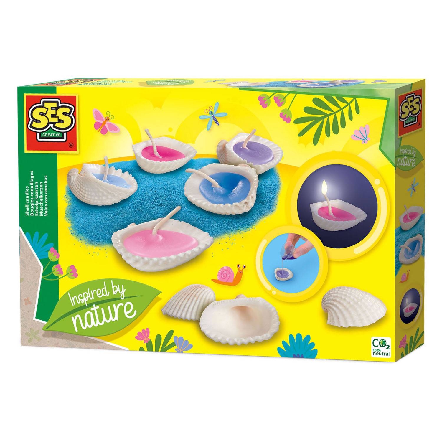 Von der Natur inspirierte Muschelkerzen von SES