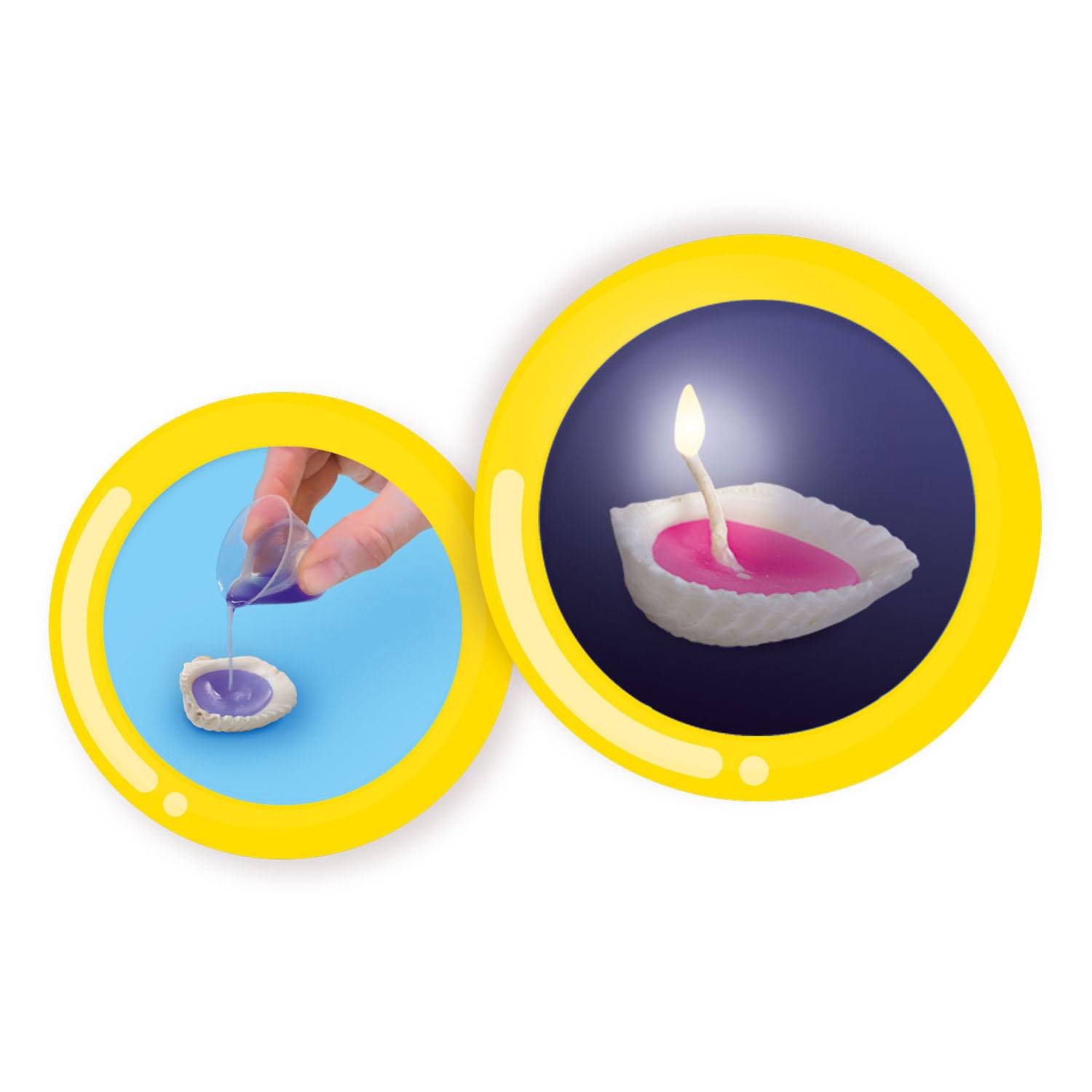 Von der Natur inspirierte Muschelkerzen von SES