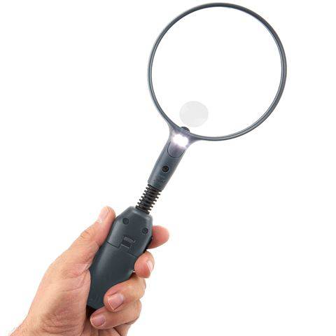 Carson MagniLamp, 3,5x, LED, Grau, Transparent, AA, 11 cm, 187 g