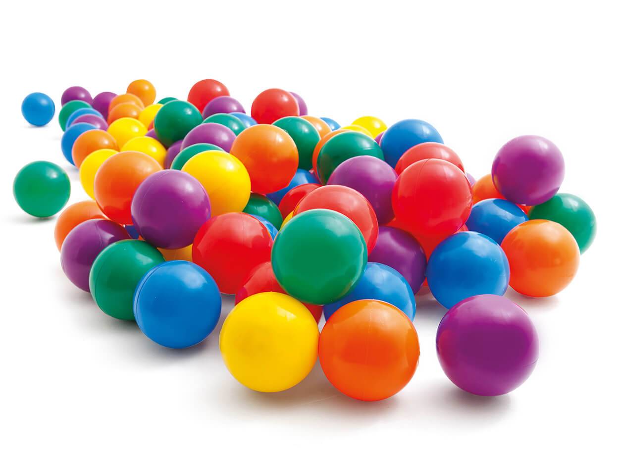 Intex 49600NP - Fun Ballz, Durchmesser 8 cm, 100 Stück, Polypack