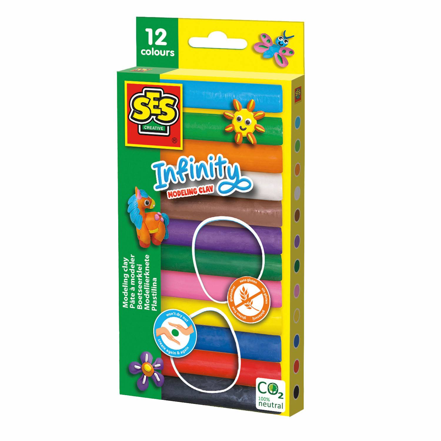 SES Infinity Monting Clay - 12 Pack (180gr)