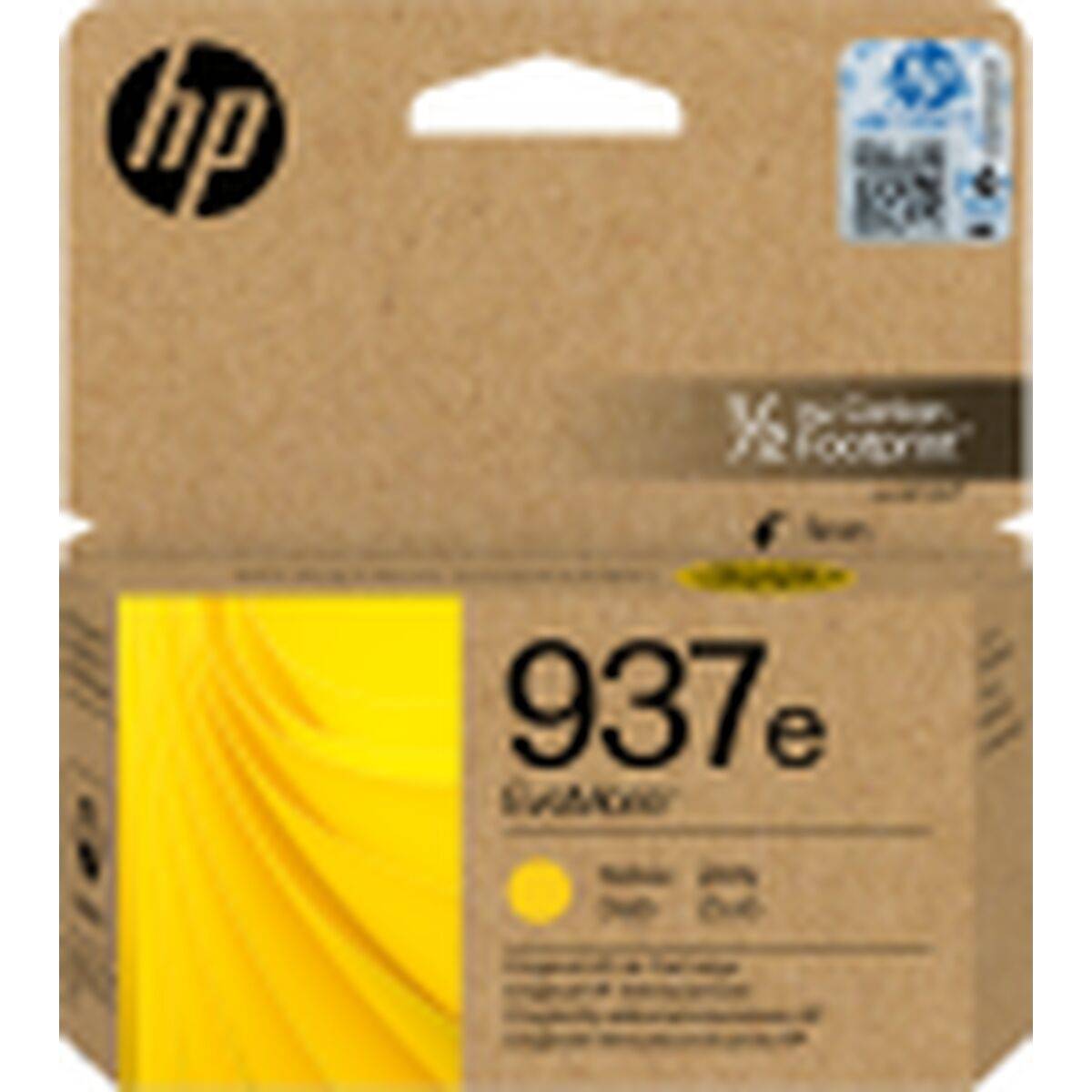 HP 937e EvoMore Yellow original Ink cartridge for Officejet Pro 9110b (4S6W8NESE1)