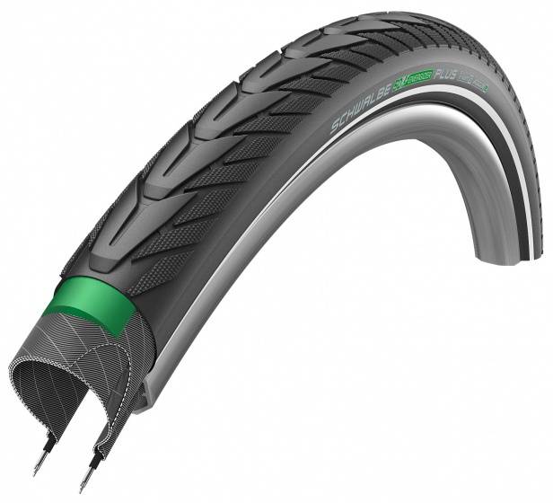 Schwalbe Energizer plus Greenguard 27,5 x 2,00 50-584 mm - Schwarz mit Reflexion