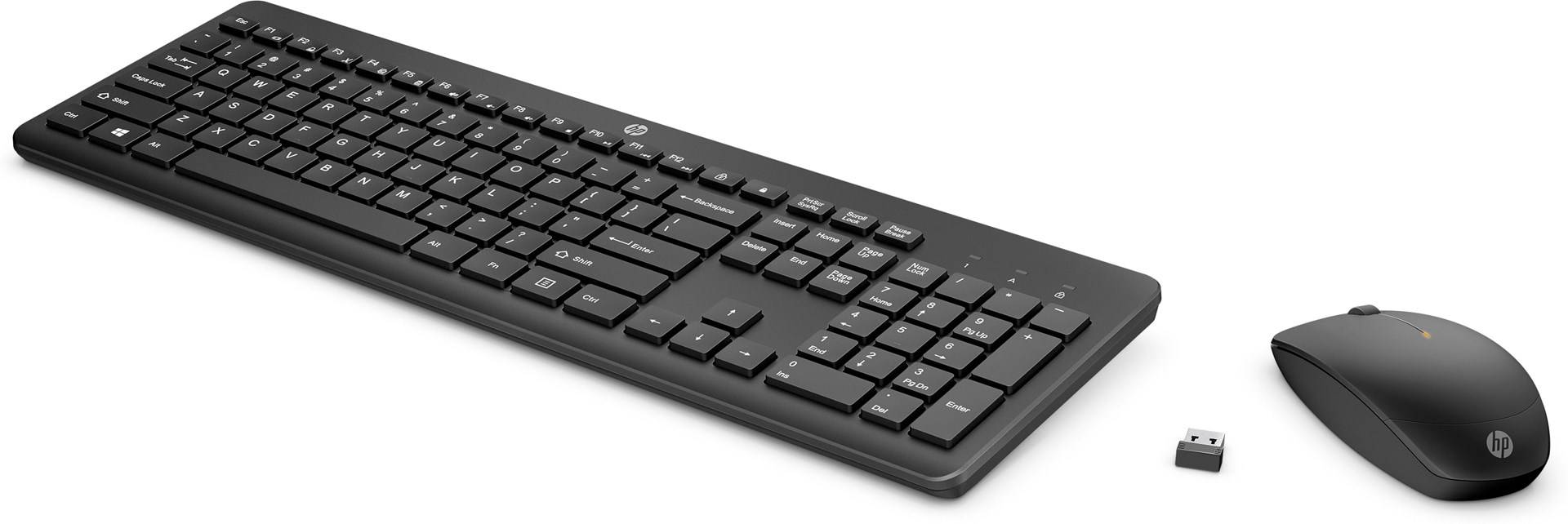 HP Combo tastiera e mouse wireless 235
