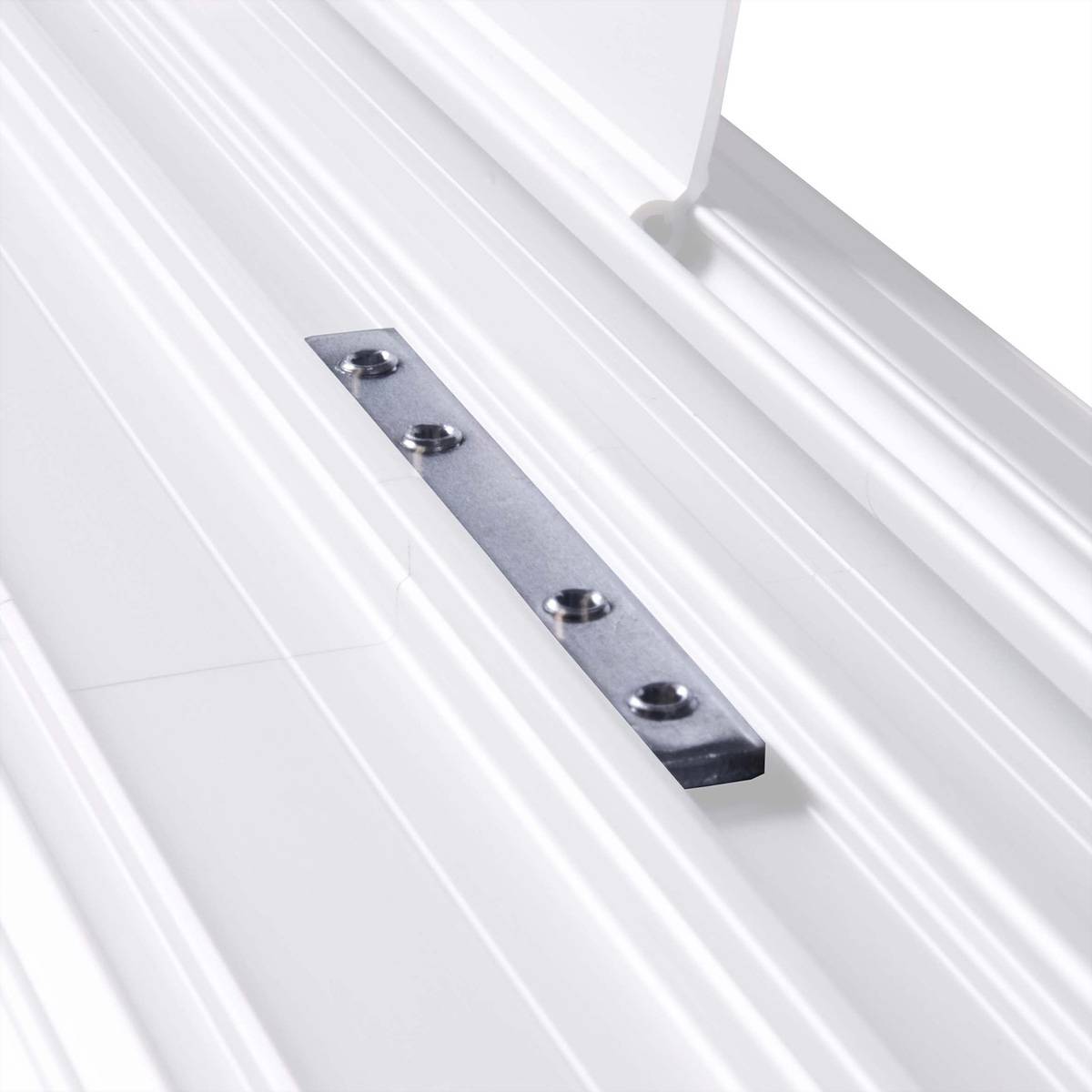 DATAFLEX Addit Kabelschutz, Verbindungsstück 492, silberfarben