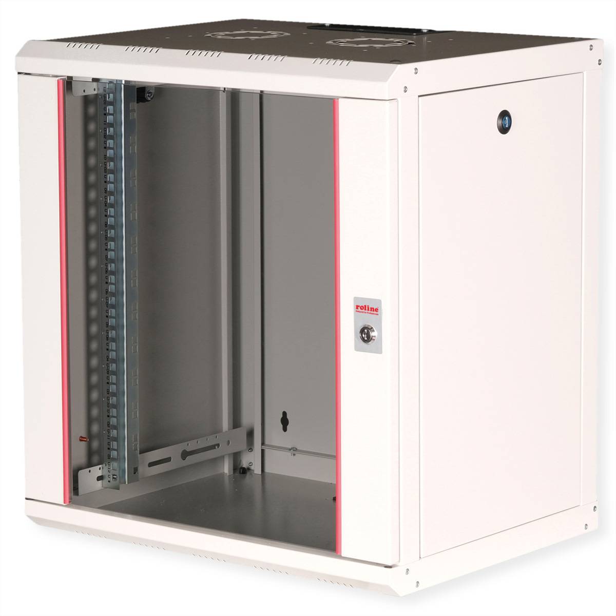 Roline 19-Zoll Wandgehäuse Pro 12 HE, 600x450 BxT grau