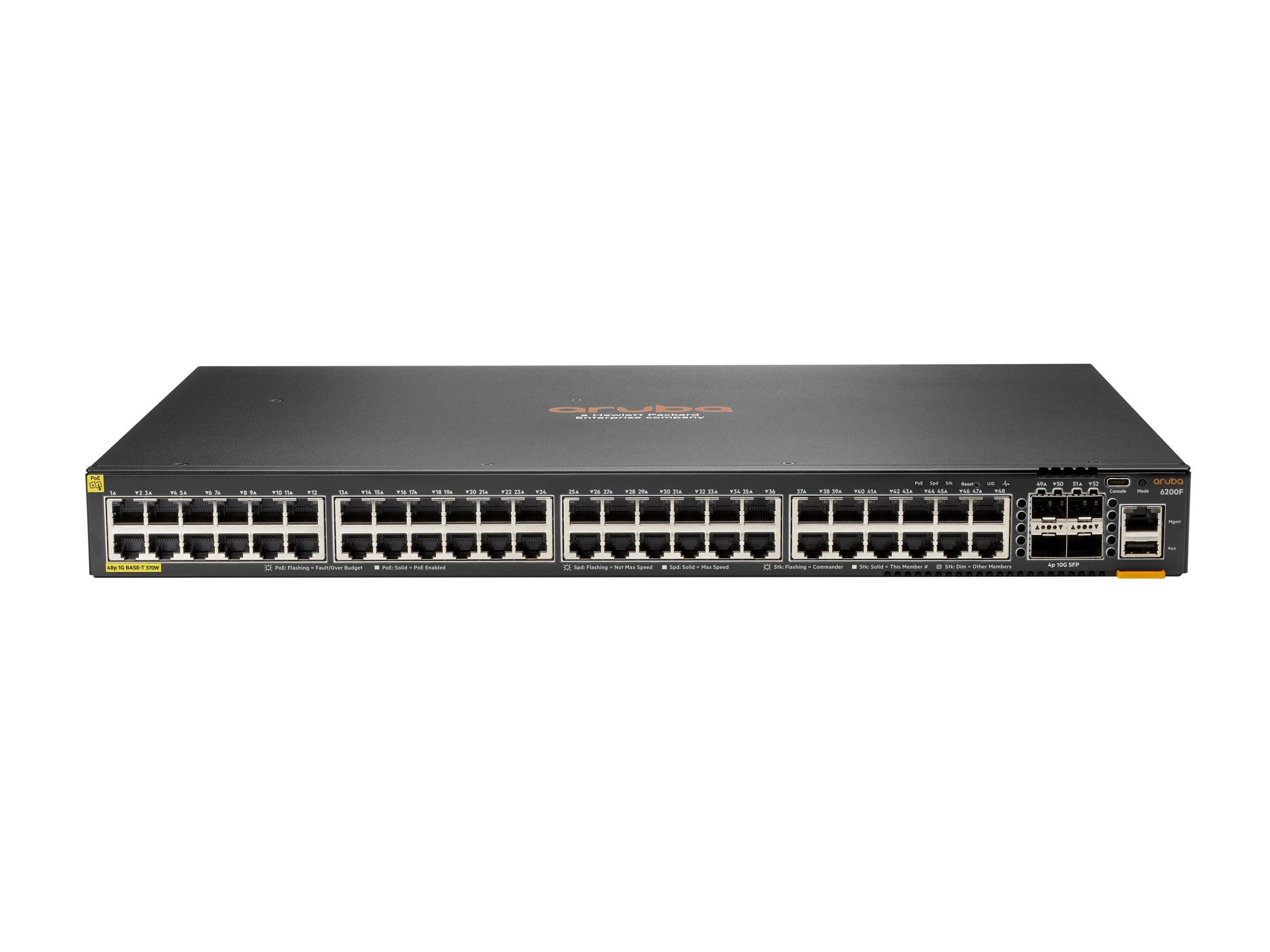 HPE CX 6200F 48G 4SFP Switch EU en