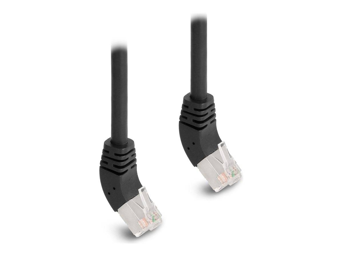 Delock Patch-Kabel - RJ-45 (M) gewinkelt zu RJ-45 (M) - gewinkelt - 1 m - 6 mm -