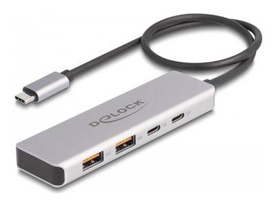 Delock Hub - 10 Gbps, with 35 cm connection cable