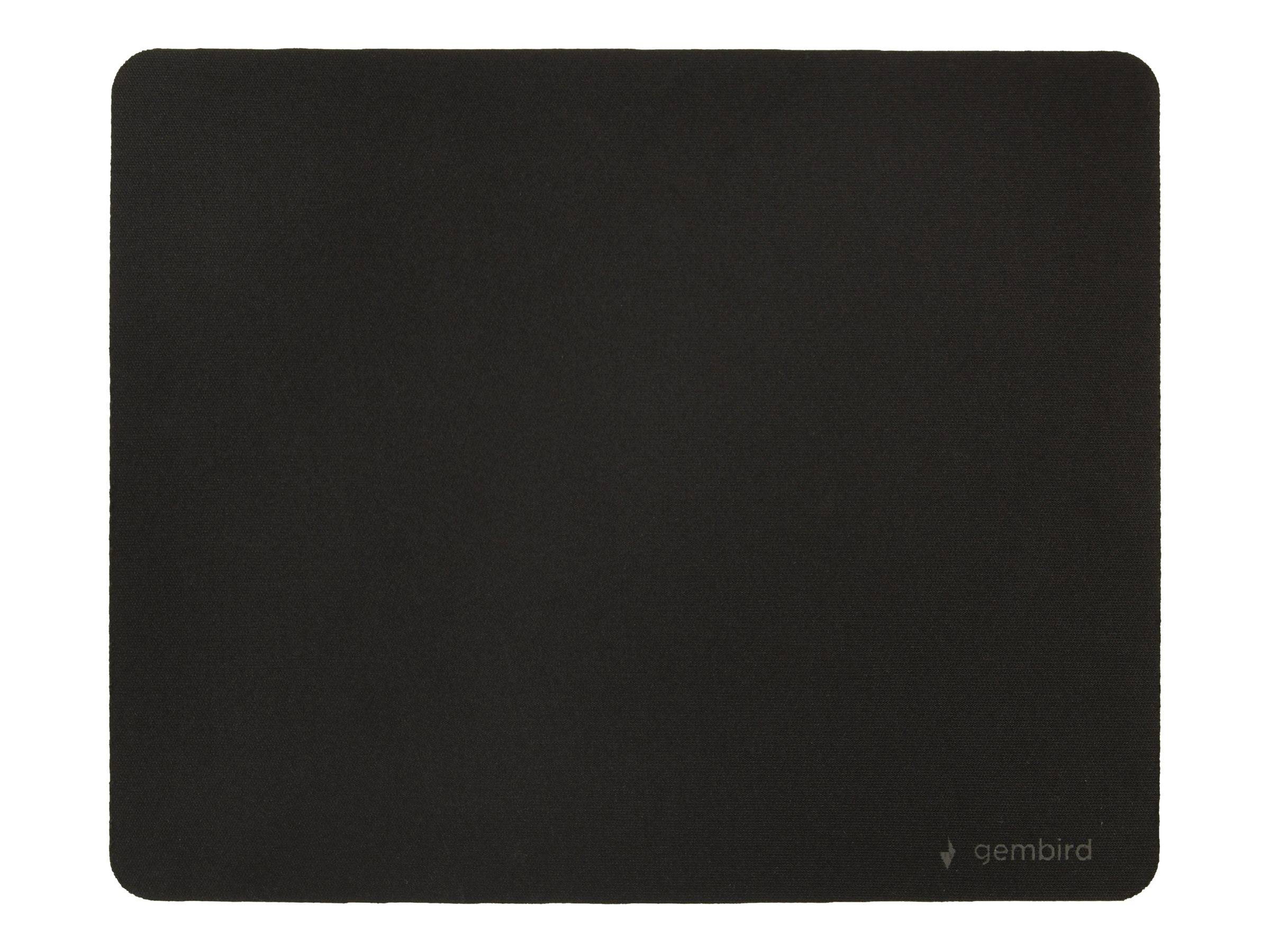 gembird Mauspad, Schwarz 220 x 180 mm Eingabe / Ausgabe Maus-Pads