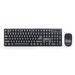 Gembird KBS-W-01 - Tastatur-und-Maus-Set - kabellos - TL: US, QWERTY
