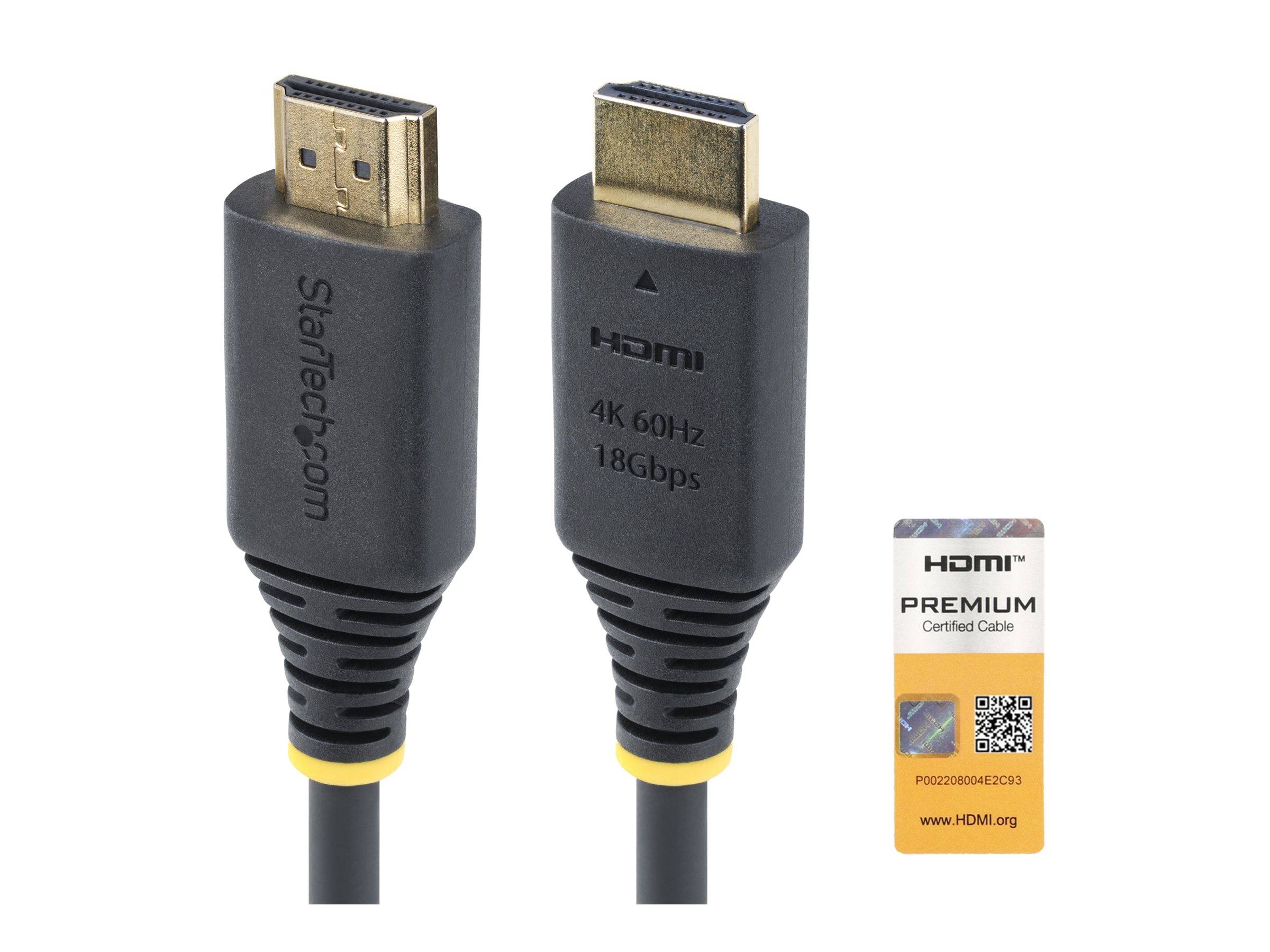 StarTech.com Premium Certified HDMI Cable 4K60 - Kabel - Digital/Display/Video