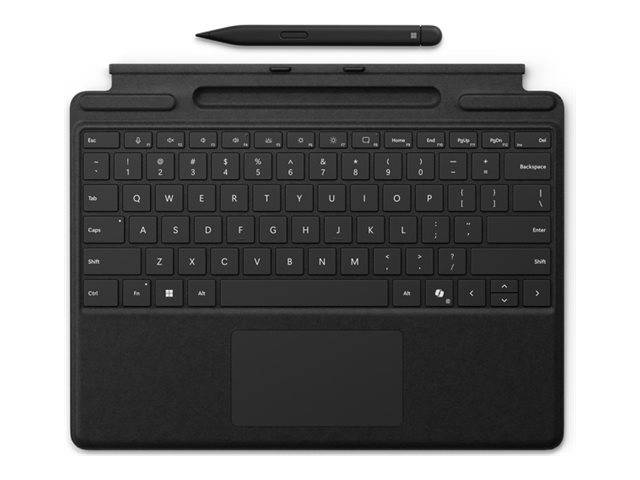 Microsoft Surface Pro Keyboard mit Copilot-Taste schwarz, Surface Slim Pen 2 Bundle, DE