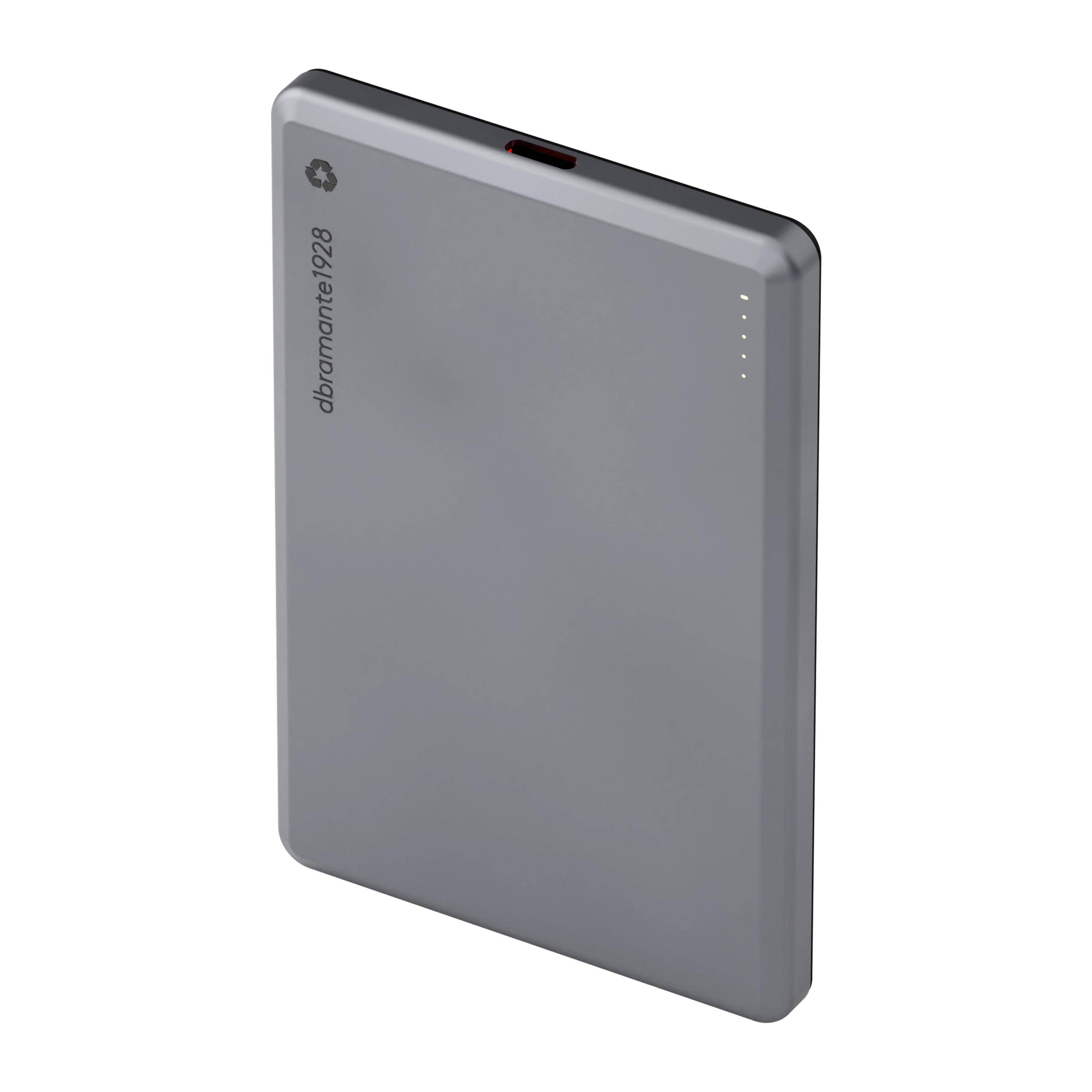 dbramante1928 re-charge - Powerbank - MagSafe - 5000 mAh - 20 Watt - Apple 2.4A, BC 1.2, PD 2.0, PD
