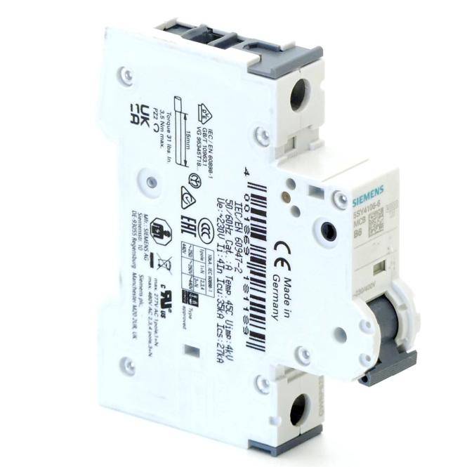 Siemens Leitungsschutzschalter (5SY4106-6)