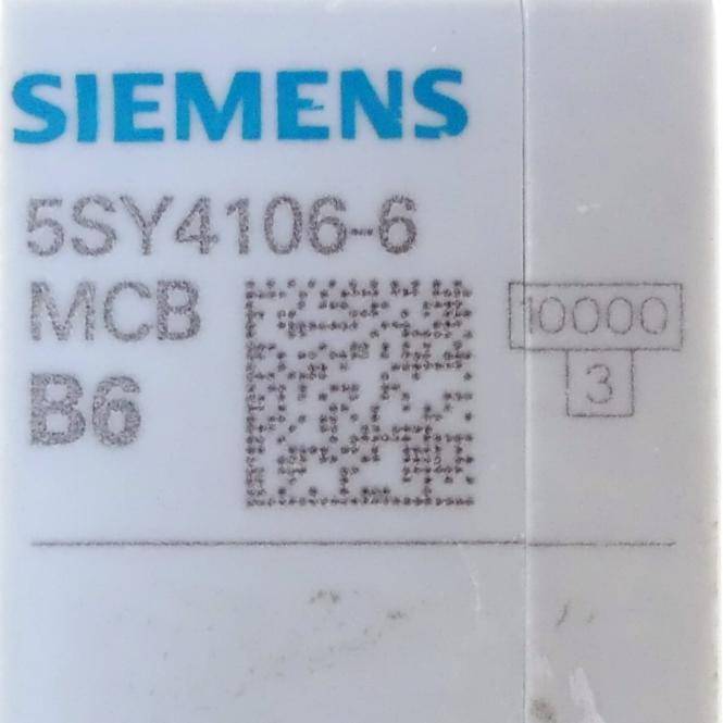 Siemens Leitungsschutzschalter (5SY4106-6)