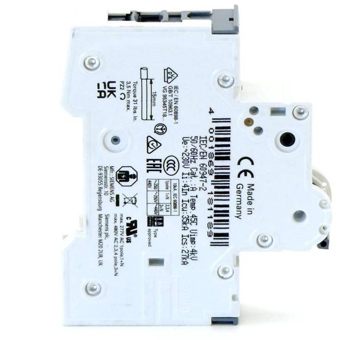 Siemens Leitungsschutzschalter (5SY4106-6)