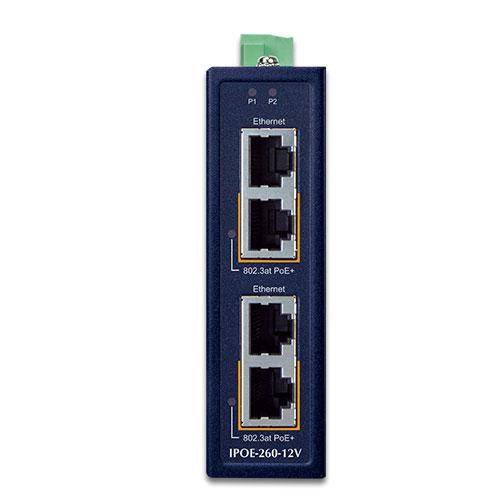 Industrial/1000T 802.3at PoE+ Injector - Hub - 1 Gbps