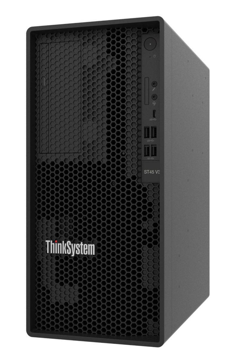 Lenovo ThinkSystem ST45 V3 7DH5 - Server - Tower - 1-Weg - 1 x EPYC 4124P / 3.8 GHz - RAM 16 GB -