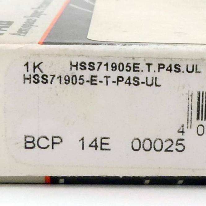 FAG HSS71905 -E-T-P4S-UL HSS71905 -E-T-P4S-UL